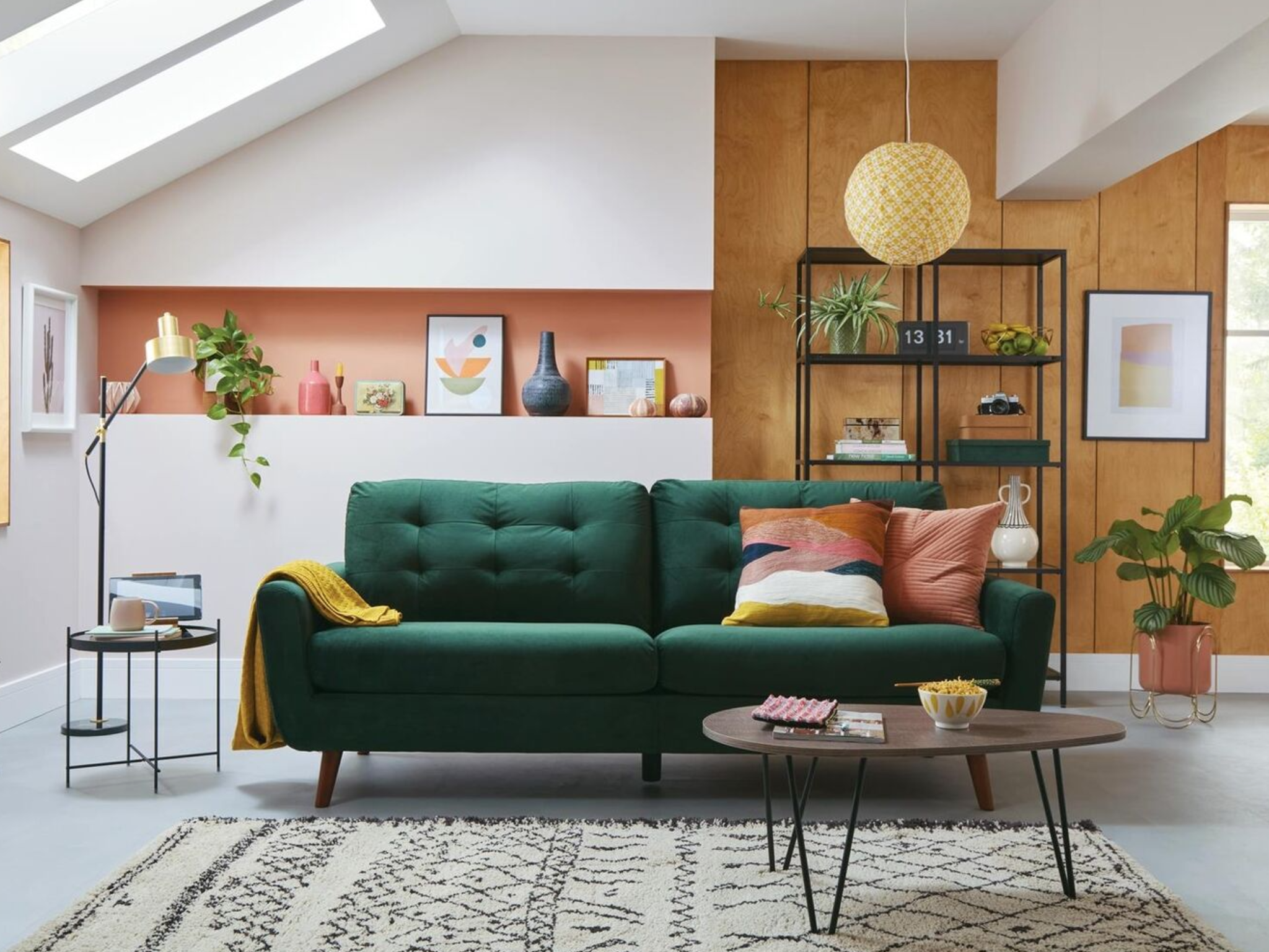 Ebay deals green sofa